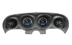 69 - 70 Mustang VHX Instruments, Black Alloy Gauge Face