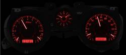 Dakota Digital Gauges & Accessories - 71 - 73 Mustang VHX Instruments, Carbon Fiber Look Gauge Face - Image 5