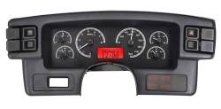 Dakota Digital Gauges & Accessories - 87 - 89 Mustang VHX Instruments, Black Alloy Gauge Face - Image 4