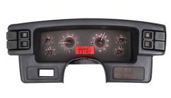 Dakota Digital Gauges & Accessories - 87 - 89 Mustang VHX Instruments, Carbon Fiber Look Gauge Face - Image 3