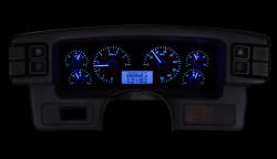 Dakota Digital Gauges & Accessories - 87 - 89 Mustang VHX Instruments, Carbon Fiber Look Gauge Face - Image 6