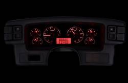 Dakota Digital Gauges & Accessories - 87 - 89 Mustang VHX Instruments, Carbon Fiber Look Gauge Face - Image 7