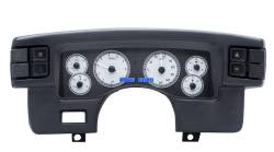 90 - 93 Mustang VHX Instruments, Silver Alloy Gauge Face