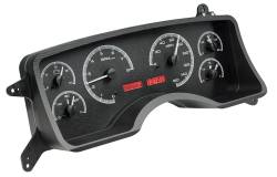 Dakota Digital Gauges & Accessories - 90 - 93 Mustang VHX Instruments, Black Alloy Gauge Face - Image 5