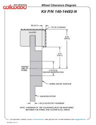 If you have 18 Inch wheels, Check this Wheel Clearance Diagram to make sure your Wheels will clear these Brakes