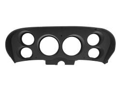 69 - 70 Mustang Custom 6 Gauge Instrument Bezel, Black Camera Case