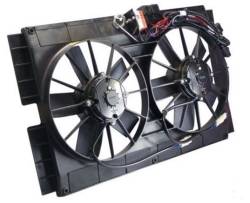 67-70 Mustang Dual Electric Fans with Shroud and Wiring for 24 Inch Radiator