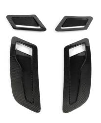 2015 - 2017 Mustang Carbon Fiber Hood Vent Set