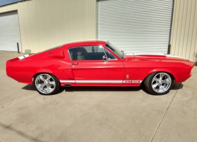 George's Red 67 Fastback Mustang Cover