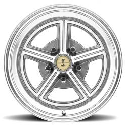 Legendary Wheel Co. - 65 - 73 Mustang 15X7 Legendary Magstar Alloy Wheel, Charcoal Gray - Image 2
