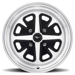 Legendary Wheel Co. - 64 - 73 Mustang 14 x 6 Legendary Magnum 400 Alloy Wheels- Gloss Black / Machined - Image 2