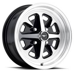 Legendary Wheel Co. - 64 - 73 Mustang 14 x 6 Legendary Magnum 400 Alloy Wheels- Gloss Black / Machined - Image 4