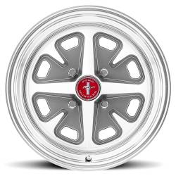 Legendary Wheel Co. - 64 - 73 Mustang 15 x 6 Legendary Magnum 400 Alloy Wheels Charcoal / Machined - Image 3