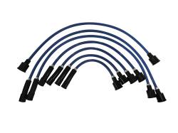 Ignition System - Spark Plug & Related - Scott Drake - Ford 6 Cylinder 8mm Ignition Wires Blue