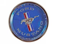65 - 66 Mustang Styled Steel Hubcaps (blue)