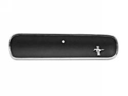 64 - 65 Mustang Curved Glove Box Door (black, Standard)