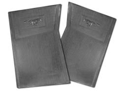 64-73 Mustang Pony Floor Mats (Black)