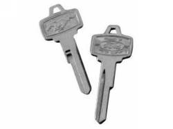 Scott Drake - 1965 - 1966 Mustang  Original Pony Key Blank Ignition & Door - Image 1