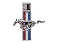 67-68 Mustang 390 Running Horse Fender Emblem (LH)
