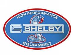 Stripes & Decals - Misc Decals & Tags - Scott Drake - 10" Shelby Hi-Performance Equipment Decal