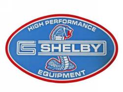 10" Shelby Hi-Performance Equipment Decal