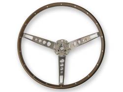 1965 - 1966 Mustang  Deluxe Steering Wheel, Simulated Wood