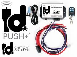 1964 - 1969 Mustang Ididit Universal Push+, Push Button Ignition System