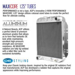 All Classic Parts - 64 - 66 Mustang V8 5.0 Conversion Aluminum Series MaxCore Radiator (OE Style 2 Row Performance) - Image 10