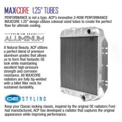 All Classic Parts - 65 - 66 Mustang V8 289 Aluminum MaxCore Radiator (OE Style 2 Row Performance) - Image 11