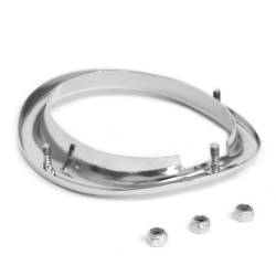 All Classic Parts - 65-66 Mustang GT Exhaust Ring, Deluxe, Chrome - Image 3