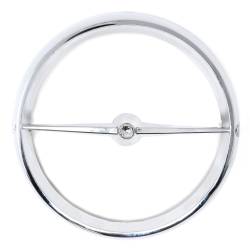 All Classic Parts - 65-68 Mustang Fog Light Bezel w/ Crossbar, Chrome, Fits RH or LH - Image 2