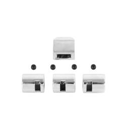 All Classic Parts - 67 Mustang Heater Dash Plate Knob Set (4pcs), w/o AC - Image 4