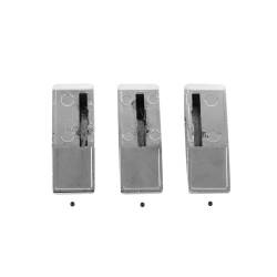 All Classic Parts - 68 Mustang Heater Dash Plate Knob Set (3pcs), w/o AC - Image 4