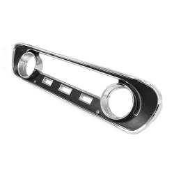 65 Mustang Instrument Bezel, Black Camera Case Finish, Standard