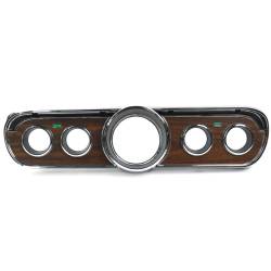All Classic Parts - 65-66 Mustang Instrument Bezel, Metal-Backed Deluxe Woodgrain - Image 4