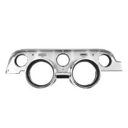 All Classic Parts - 67 Mustang Instrument Bezel, Deluxe Brushed Aluminum Finish - Image 1