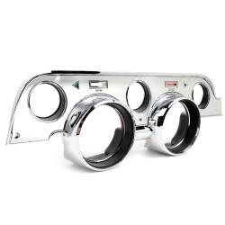 All Classic Parts - 67 Mustang Instrument Bezel, Deluxe Brushed Aluminum Finish - Image 2