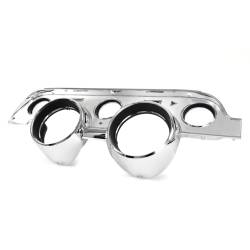 All Classic Parts - 67 Mustang Instrument Bezel, Deluxe Brushed Aluminum Finish - Image 4