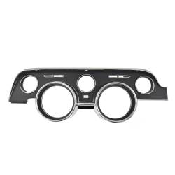 All Classic Parts - 68 Mustang Instrument Bezel, Black Camera Case Finish (w/o Running Horse Emblem) - Image 2