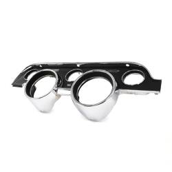 All Classic Parts - 68 Mustang Instrument Bezel, Black Camera Case Finish (w/o Running Horse Emblem) - Image 4