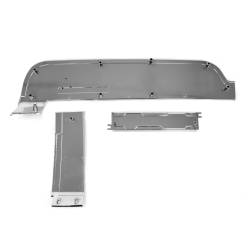 All Classic Parts - 68 Mustang Dash Trim Set (Upper/Center/Lower), Metal-Backed Deluxe Woodgrain - Image 2