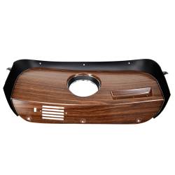 All Classic Parts - 69-70 Mustang Dash Trim w/ Clock Opening, Woodgrain - Image 2