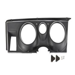 71-73 Mustang Instrument Bezel, Black Camera Case Finish