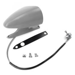 Body - Mirrors - All Classic Parts - 71-73 Mustang Outside Racing Mirror, Remote Left
