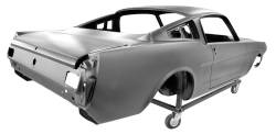 65-66 Mustang Fastback Dynacorn Body Shown with Fenders and Hood (not included)