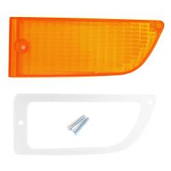 All Classic Parts - 71-72 Mustang Parking Light Amber Lens, Gasket & Hardware, Left - Image 2