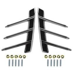 Moldings - Body - All Classic Parts - 66 Mustang Quarter Panel Ornament w/Hardware, PAIR