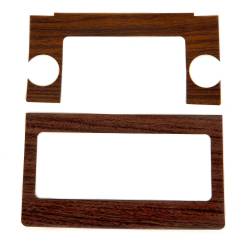 69-70 Mustang Radio Bezel Woodgrain Decal Only