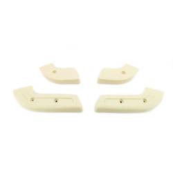 Seats & Components - Seat Components - All Classic Parts - 68-70 Mustang Seat Side Hinge Cover, Neutral, 4pc set