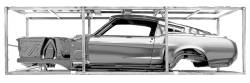 Dynacorn | Mustang Parts - 1968 Mustang Fastback Dynacorn Body Shell - Image 3